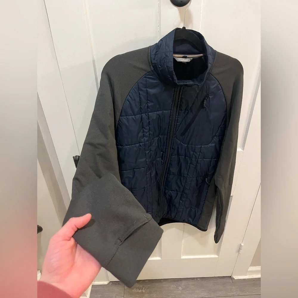 SmartWool Men's Corbet 120 Performance Jacket Merino Wool Blue Gray Size Large